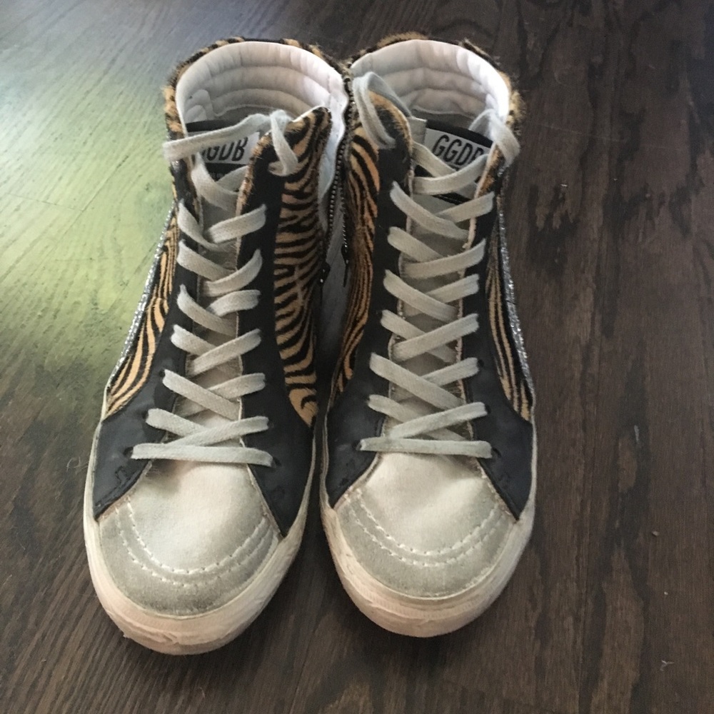 Golden Goose Leopard slide sneaker - Rare! Size 39